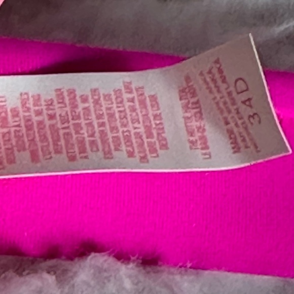 NWOT Rare Victoria’s Secret Bikini The Hottie Halter Hot Pink 34D/Small bottom - Picture 5 of 13